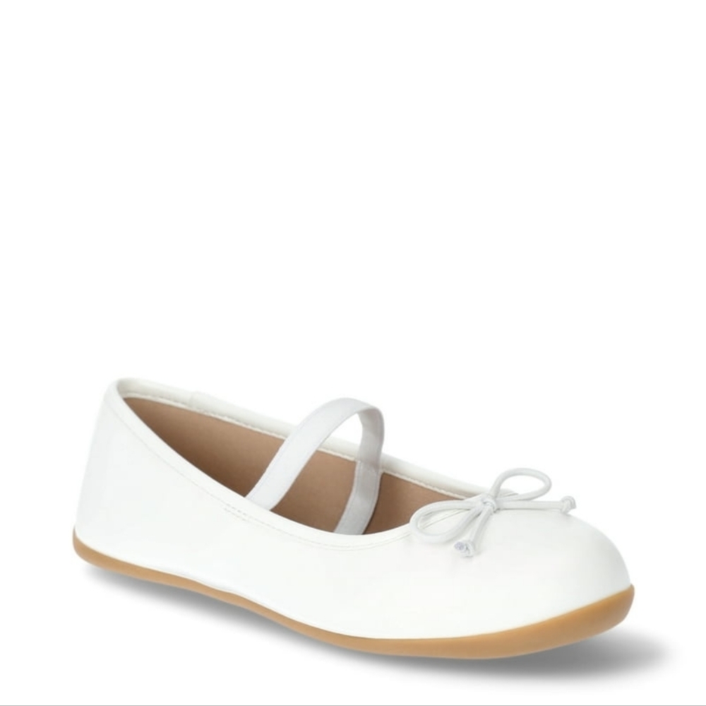 Wonder Nation Girls Bow Ballet Flats